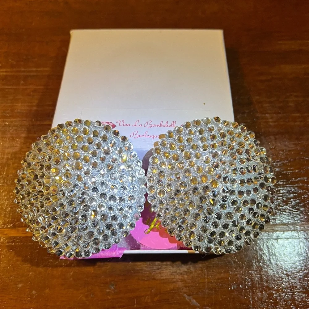 Viva La Bombshell Rhinestone Pasties - Picture 1 of 2